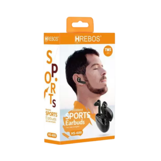 Fone sem fio Bluetooth Sports TWS HREBOS HS-600