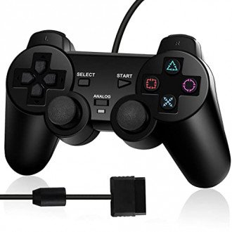 Controle Game Joystick Compatível Playstation 2 Analógico PS2 DOUBLE SHOCK Ketchup KT-3122