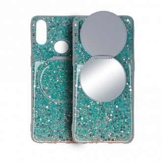 Case Capa Capinha Brilhosa Com Espelho Para Samsung A10S