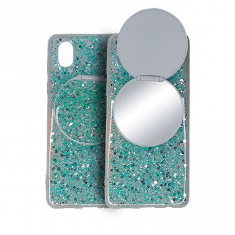 Case Capa Capinha Brilhosa Com Espelho Para Samsung A01 CORE