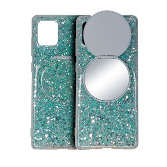 Case Capa Capinha Brilhosa Com Espelho Para Samsung A81