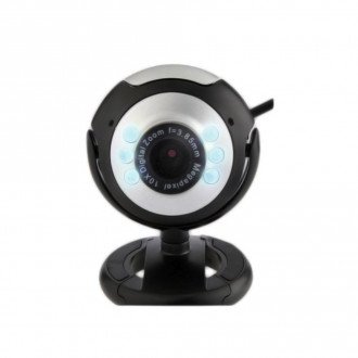 Webcam Câmera Hd 720p 6 Leds Microfone Visão Noturna lehmox Ley-53