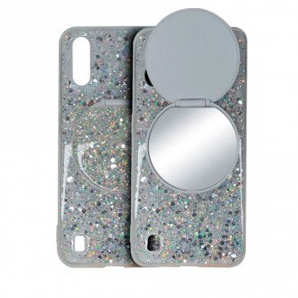 Case Capa Capinha Brilhosa Com Espelho Para Samsung A01
