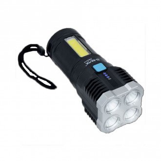 Lanterna de Led Alto Brilho Bateria Recarregável BM-8514