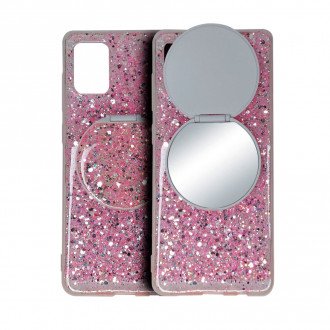 Case Capa Capinha Brilhosa Com Espelho Para Samsung A31