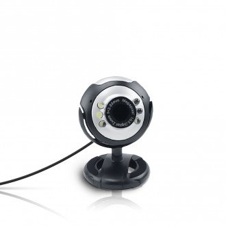 Webcam Câmera Hd 720p 6 Leds Microfone Visão Noturna lehmox Ley-53